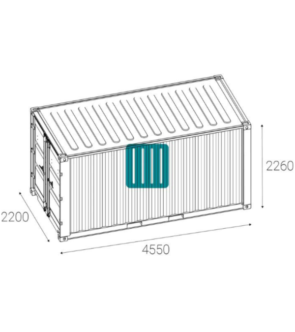 Container15 pieds