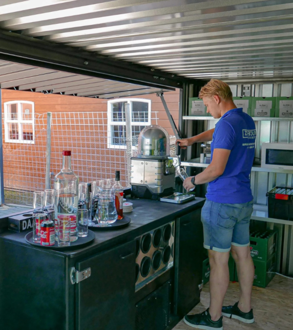 Intérieur Container Bar Démontable XL 3 x 2 Mètres