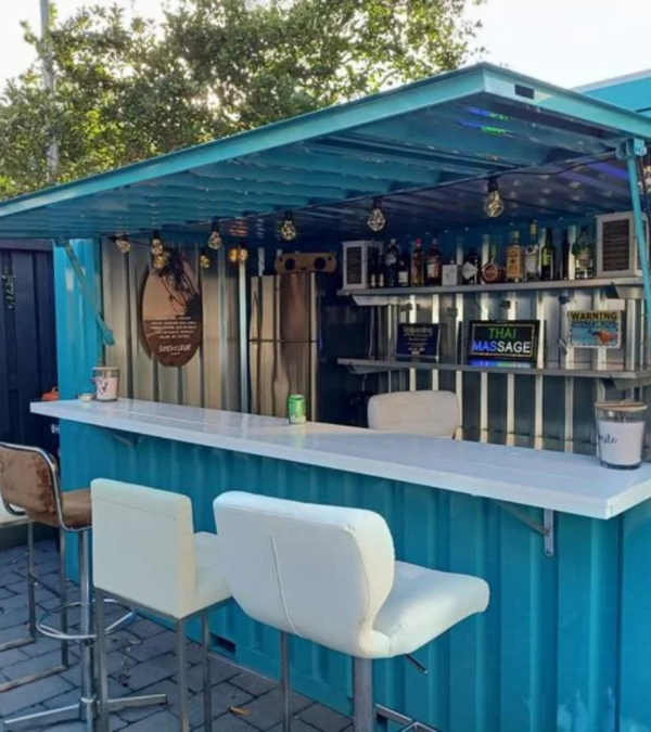 Container Bar Démontable XL 8×2 mètres
