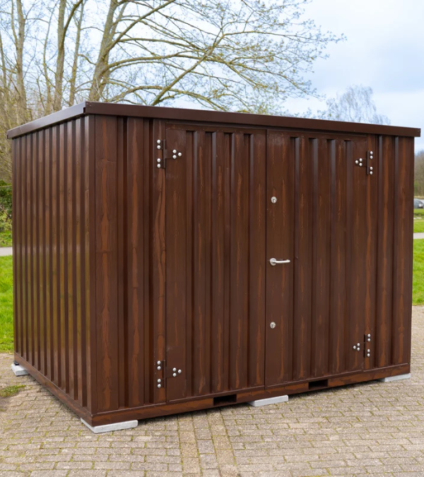 Container imitation bois 3 x 2 mètres