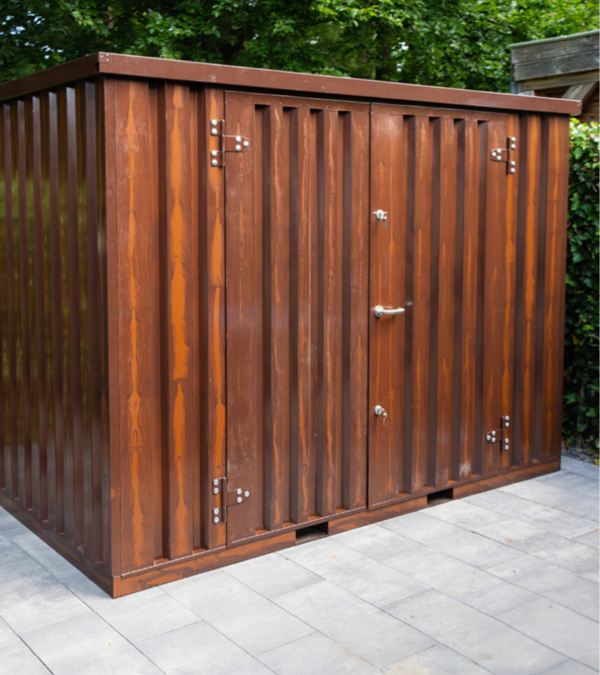 Container imitation bois 3 x 2 m