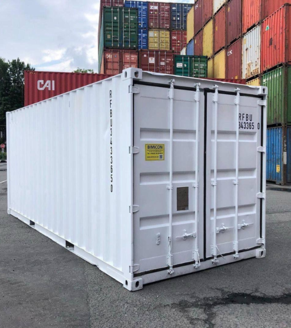 Container 20 Pieds Blanc 1er voyage